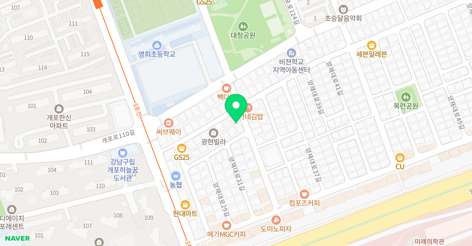 현 음악교습소 위치