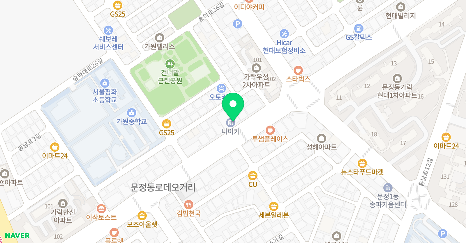 모어댄스뮤직아카데미 위치