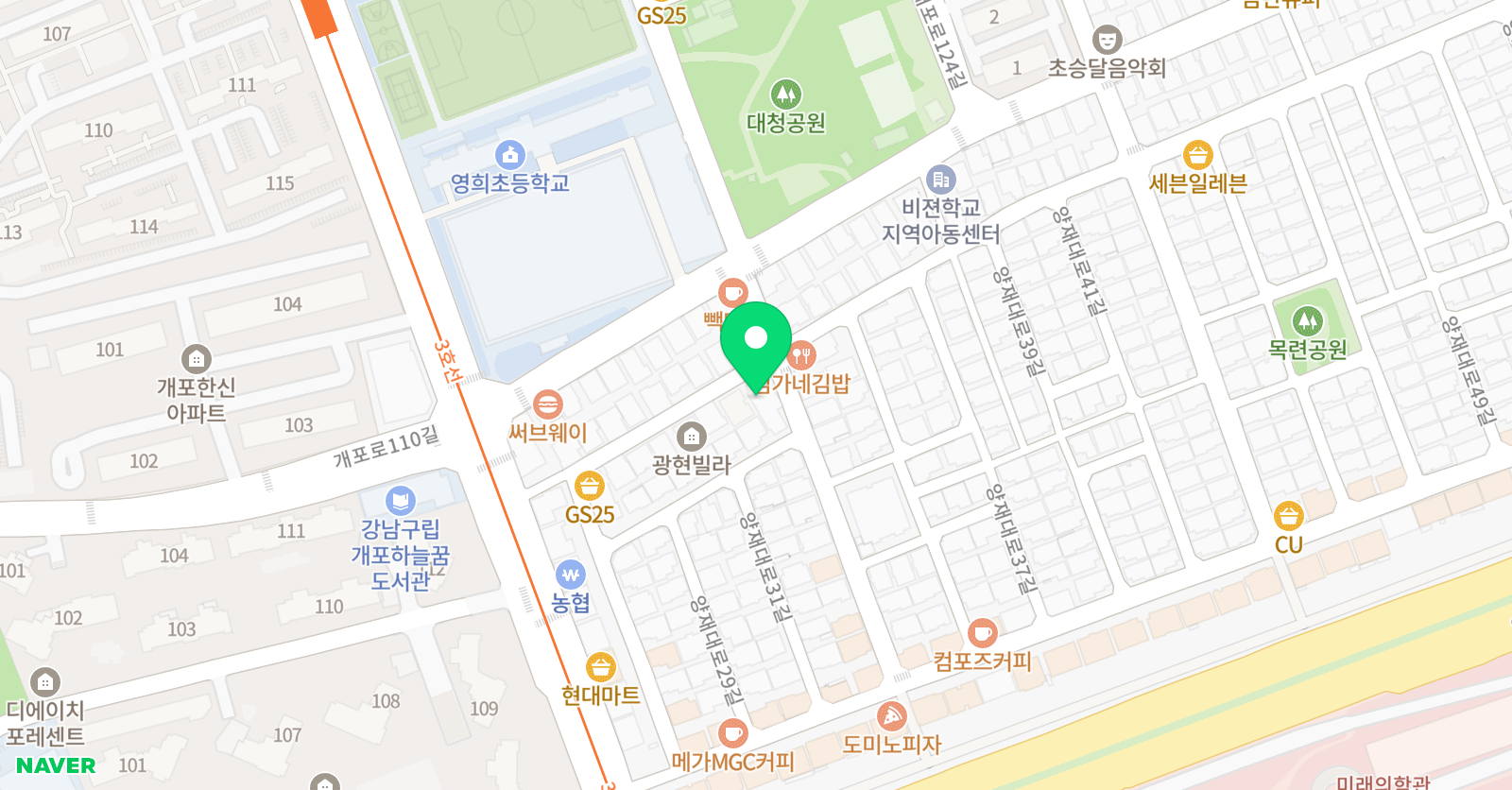 드림 피아노교습소 위치