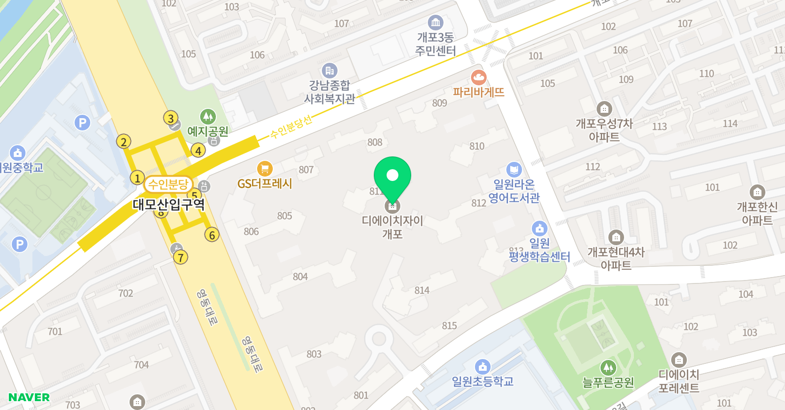 행복을주는피아노 위치