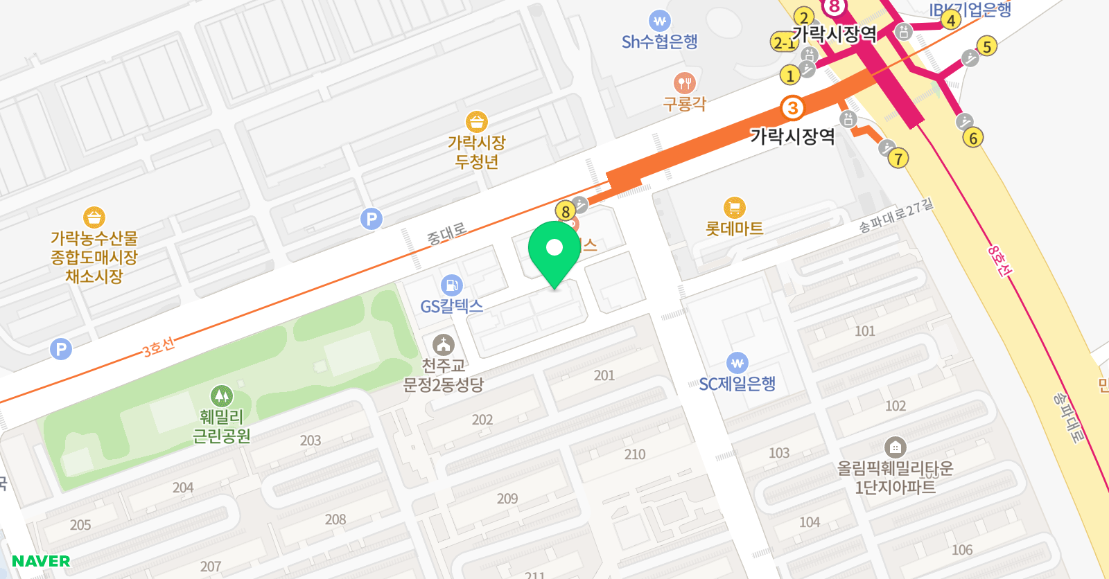 매스피아 수학전문학원 위치