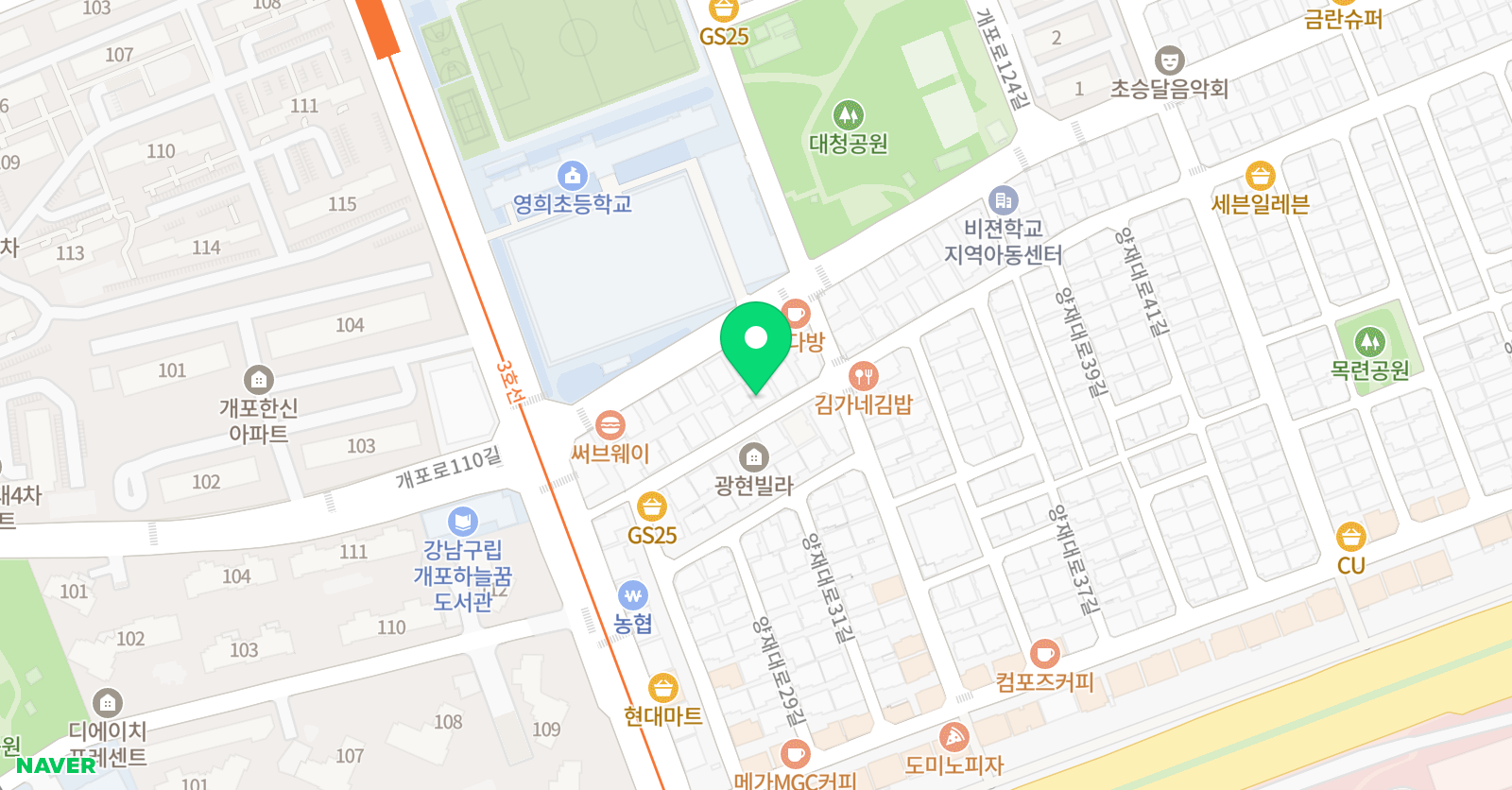 자유 수학교습소 위치