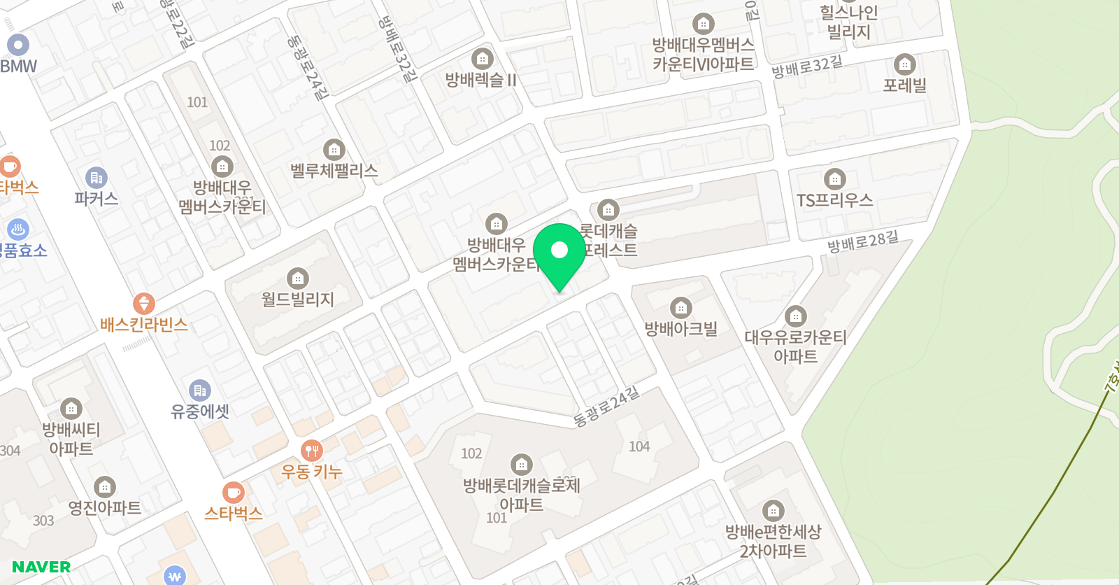 까사데이밤비니 몬테소리스쿨 위치