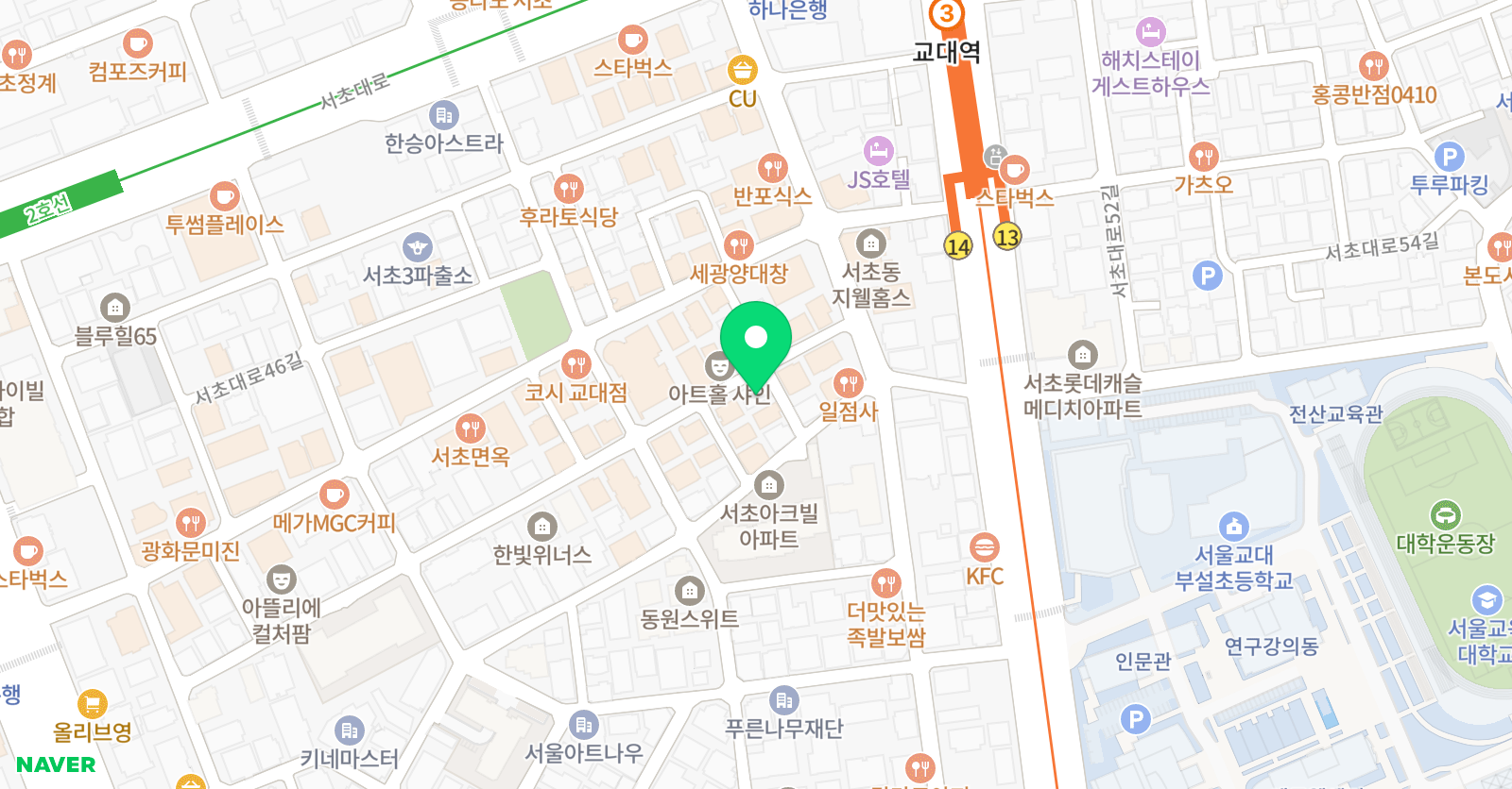W 뮤직 위치