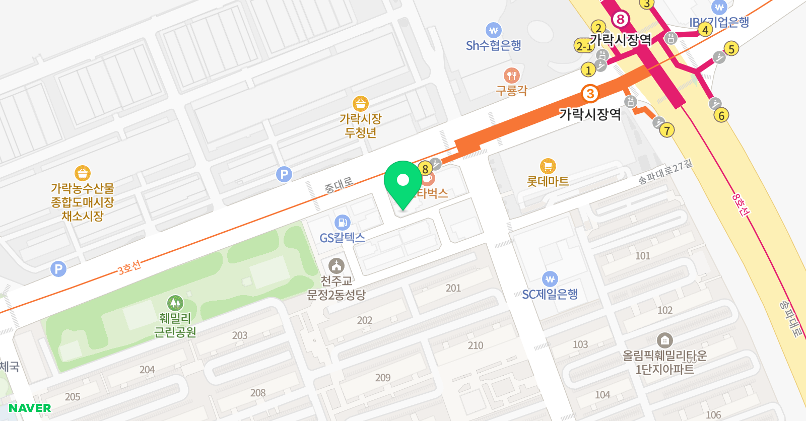송파스즈키 음악학원 위치