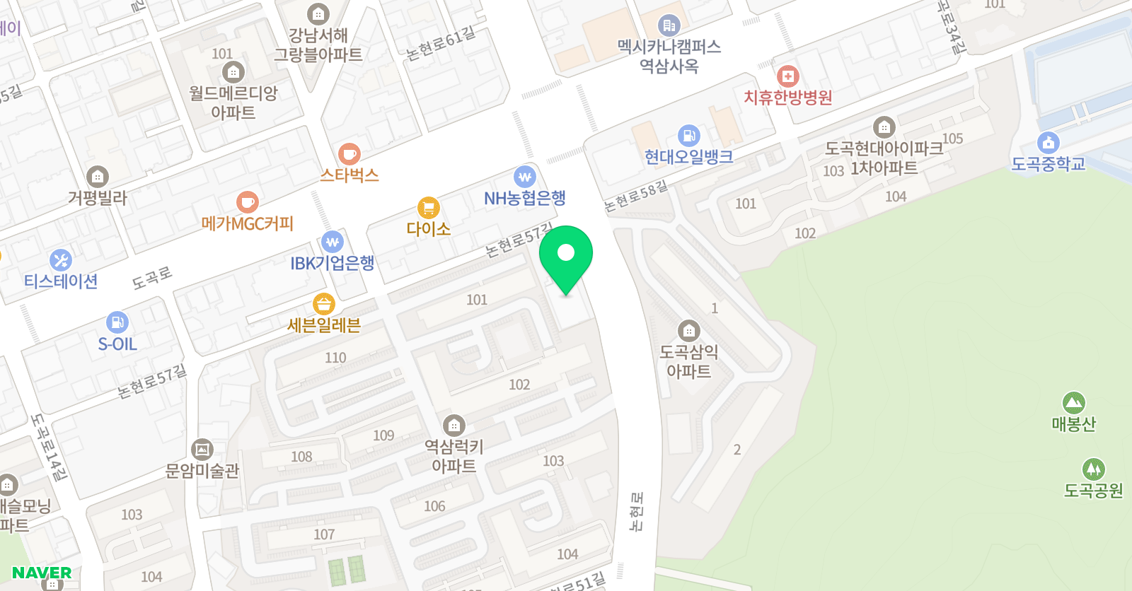 강철 태권도 위치