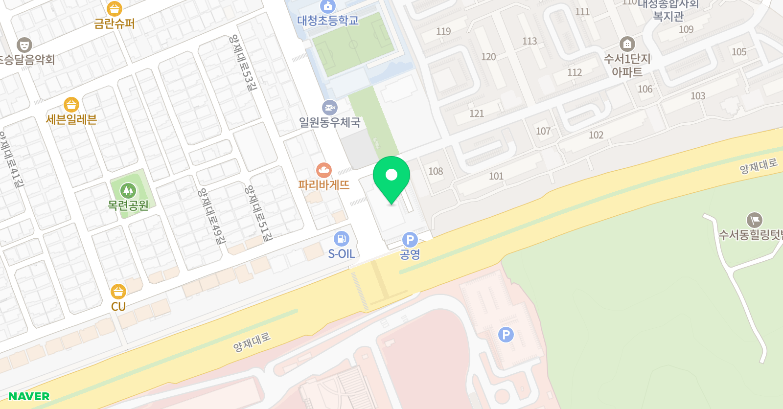 예솔 피아노 위치