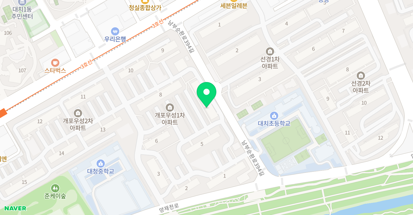 마인드맵스쿨 대치교육원 위치