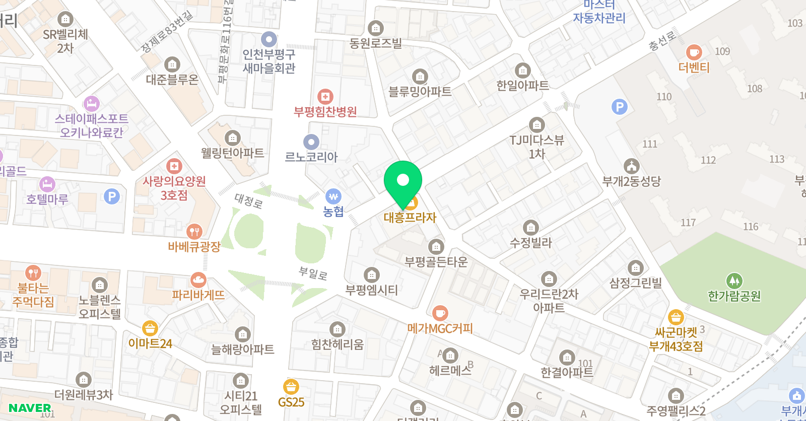 노은주 음악학원 위치
