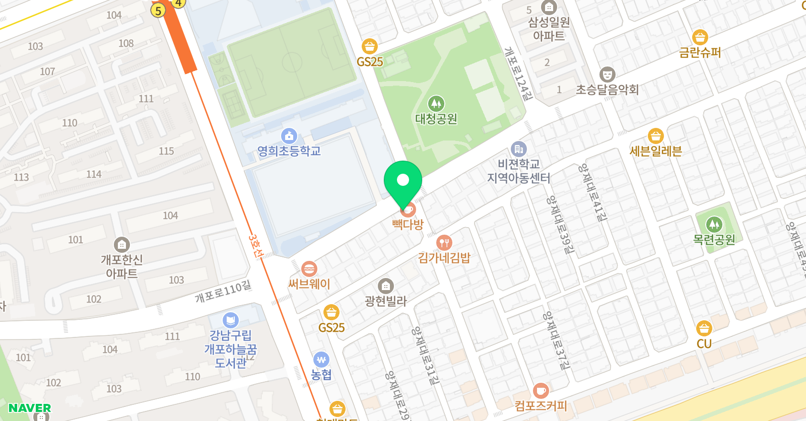 늘 피아노교습소 위치