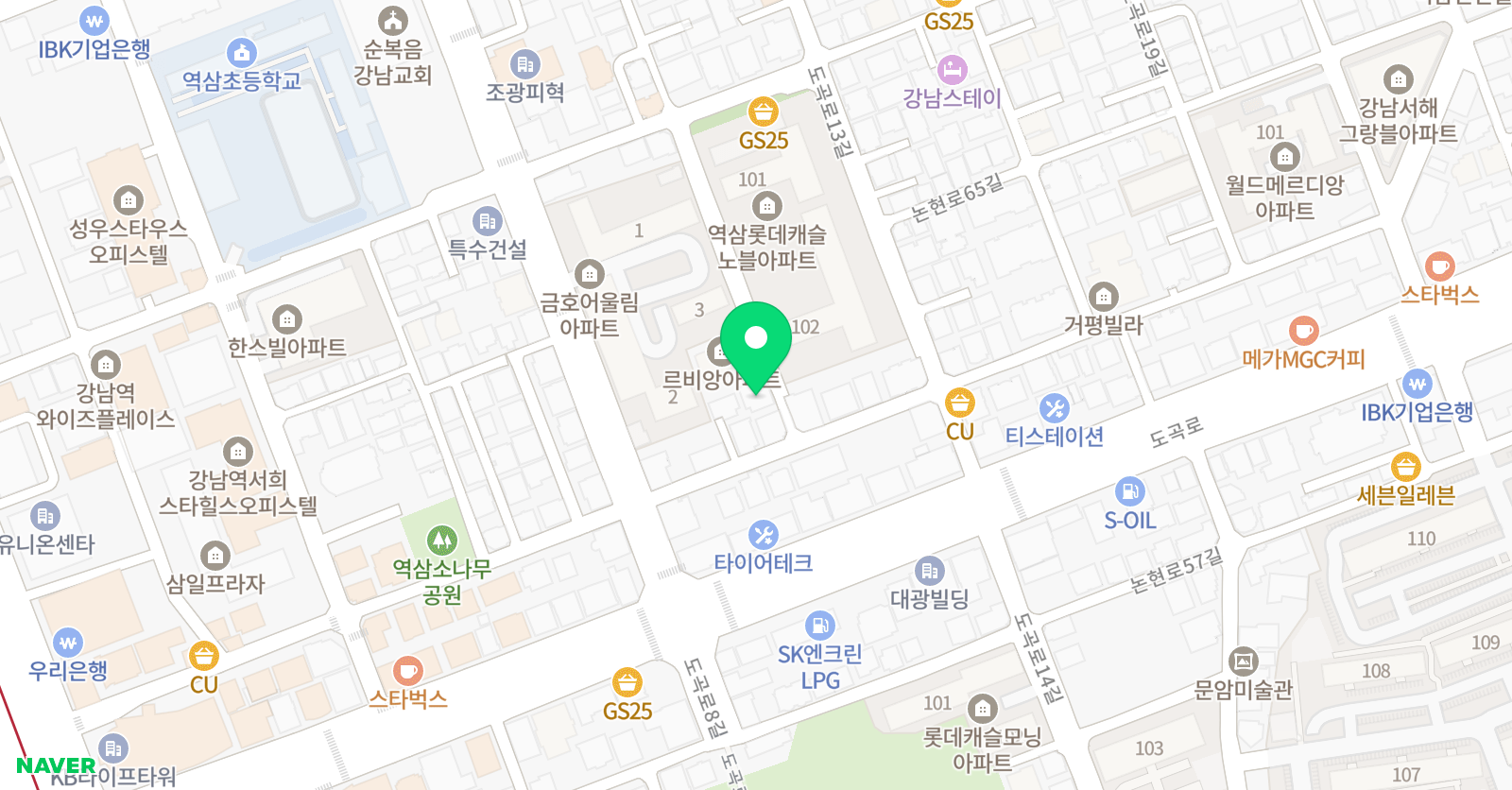 테스트학원 위치