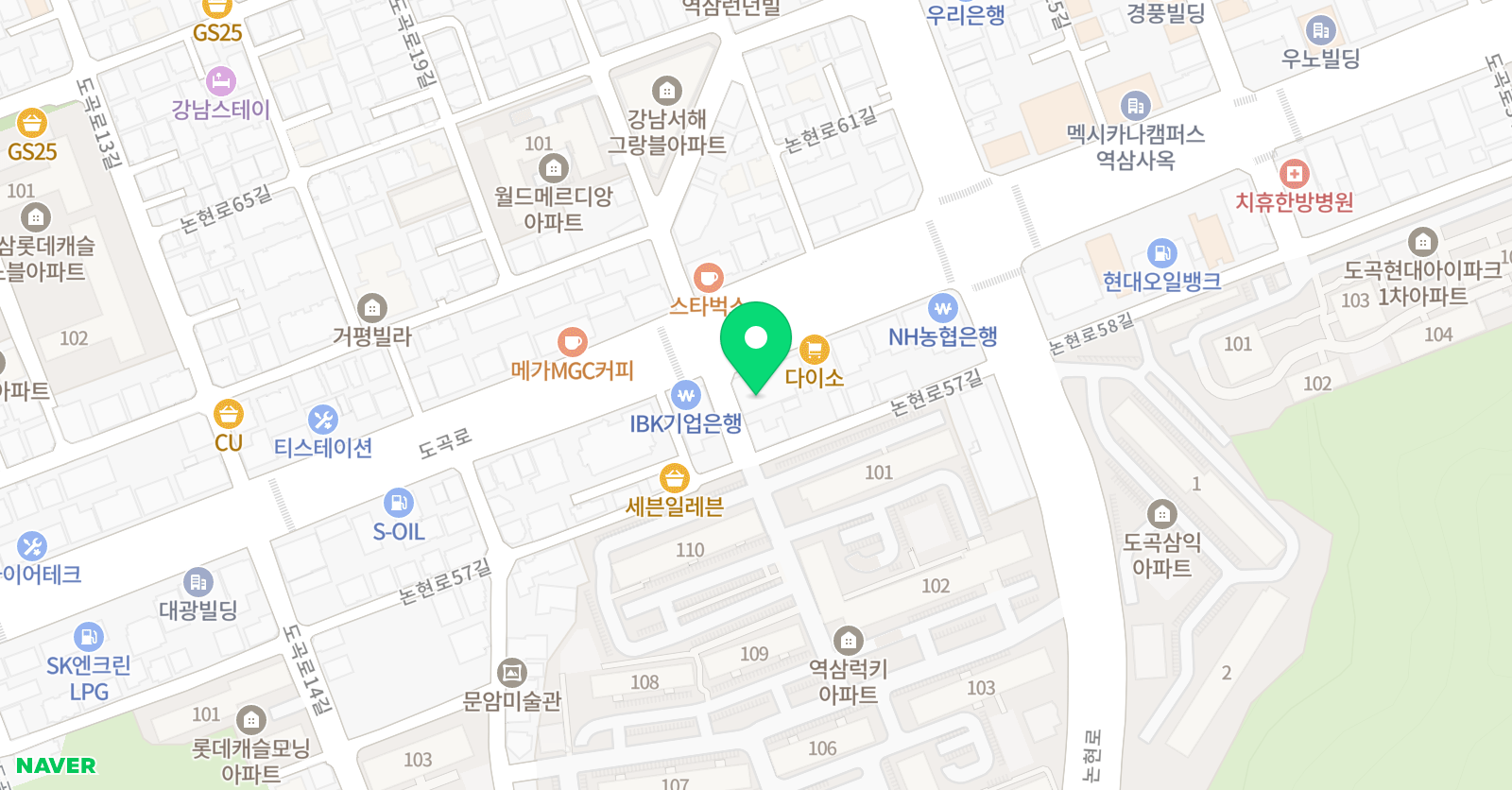 정 태권도 아카데미 위치