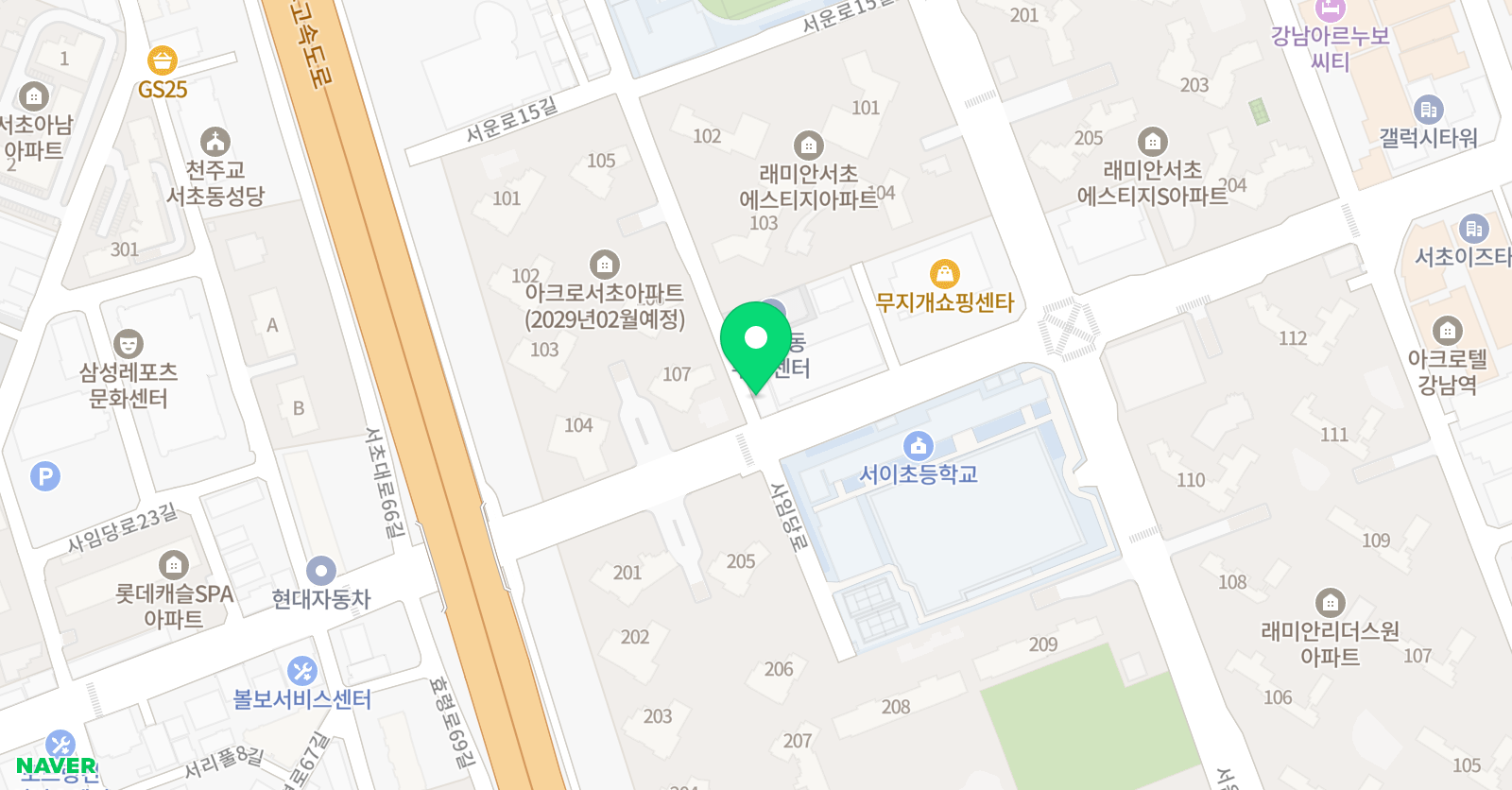 생각이룸 국어논술학원 위치