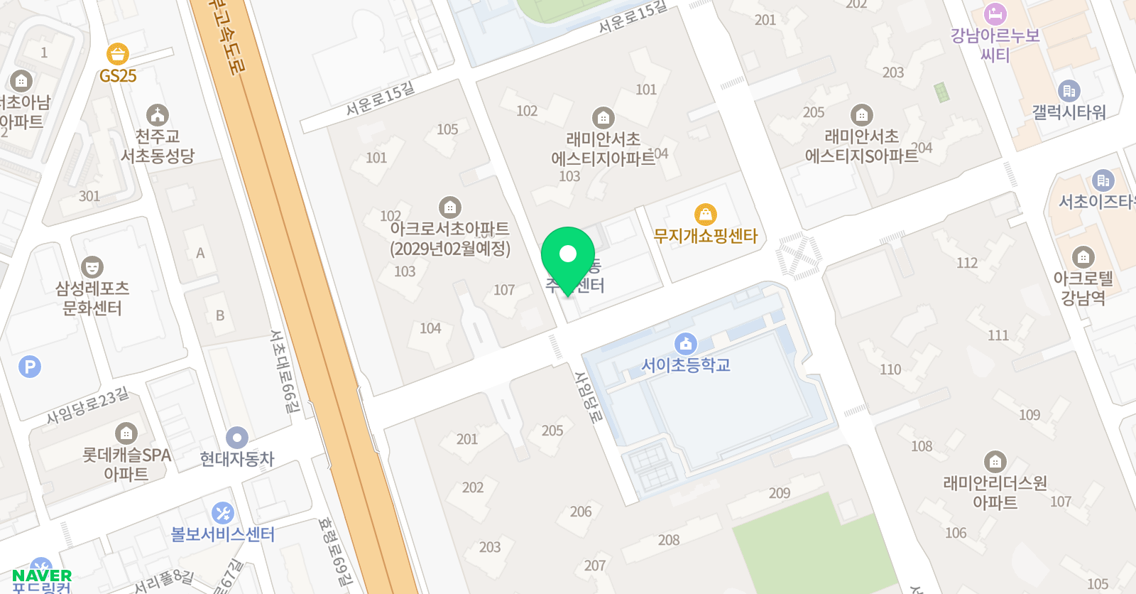 와이즈리더 서초점 위치