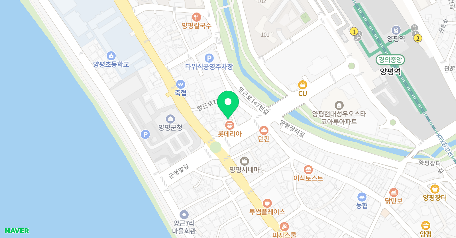 올리브 미술학원 위치