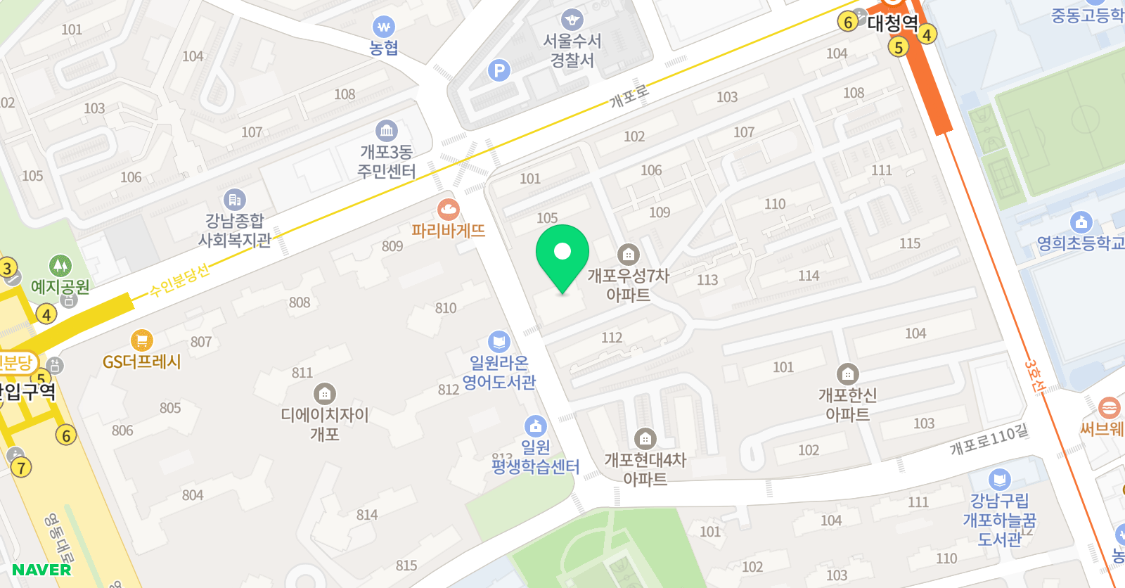 그미술 아뜰리에 미술학원 위치