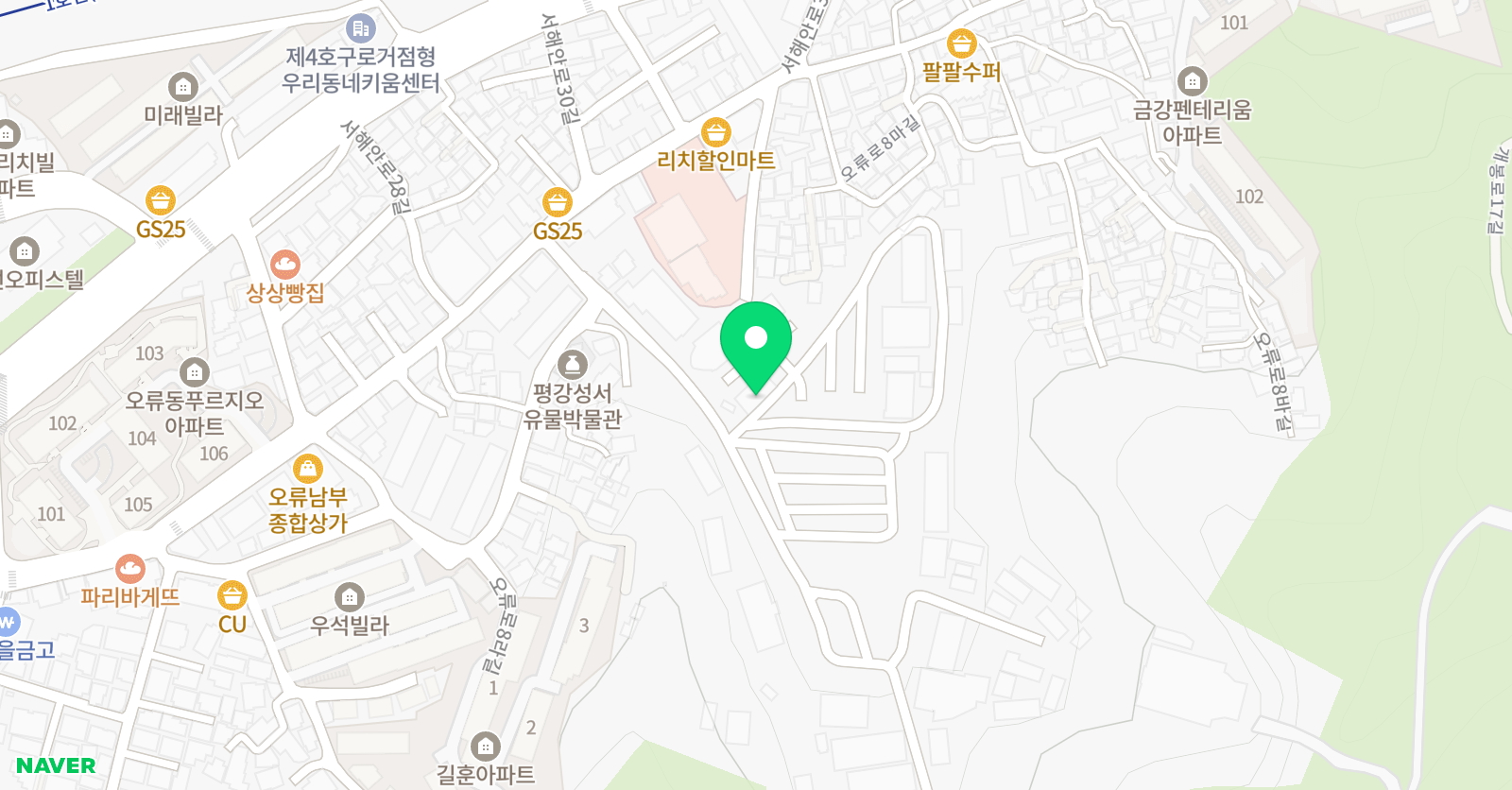 하캄아카데미 학원 위치