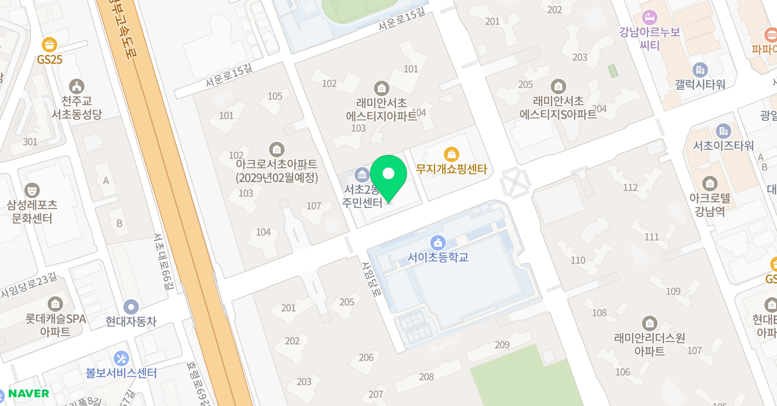 블루북스리딩 서초서이 위치