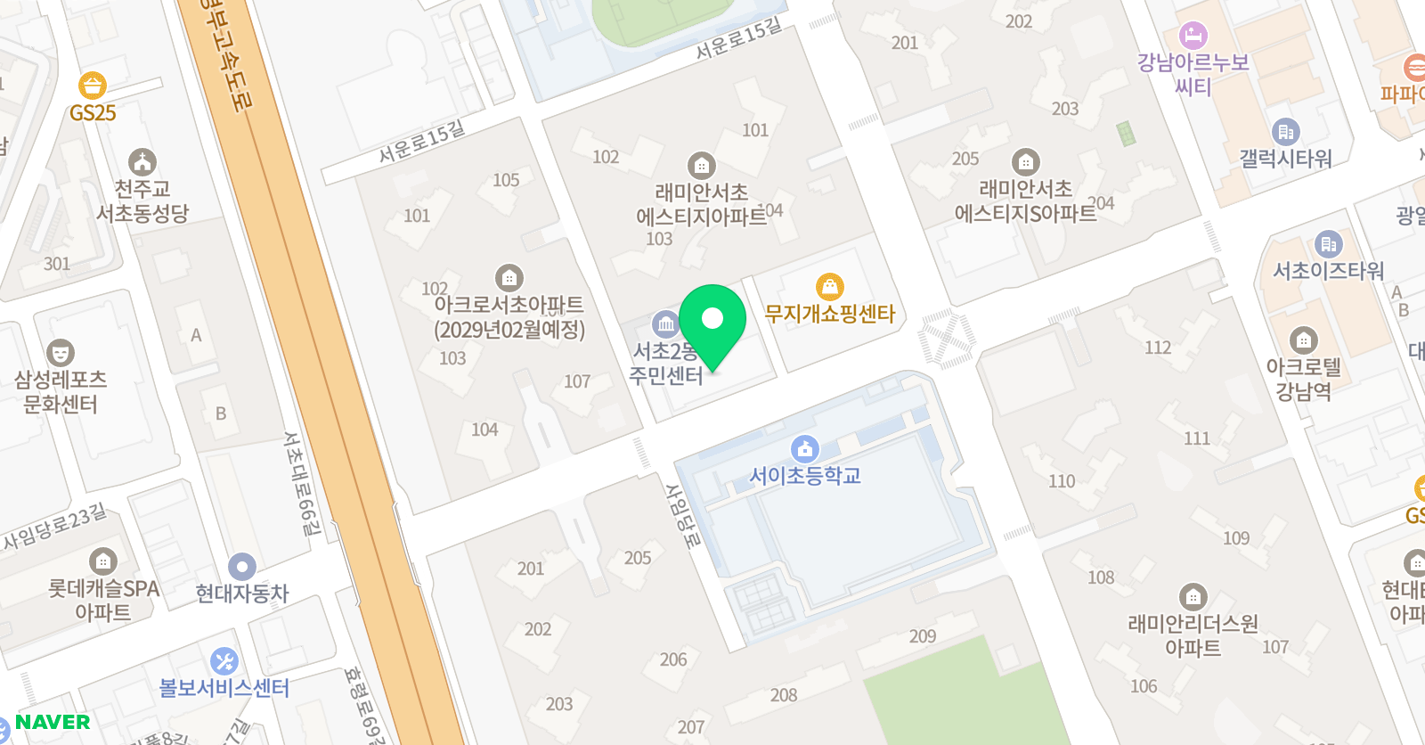 페인트박스 미술학원 위치