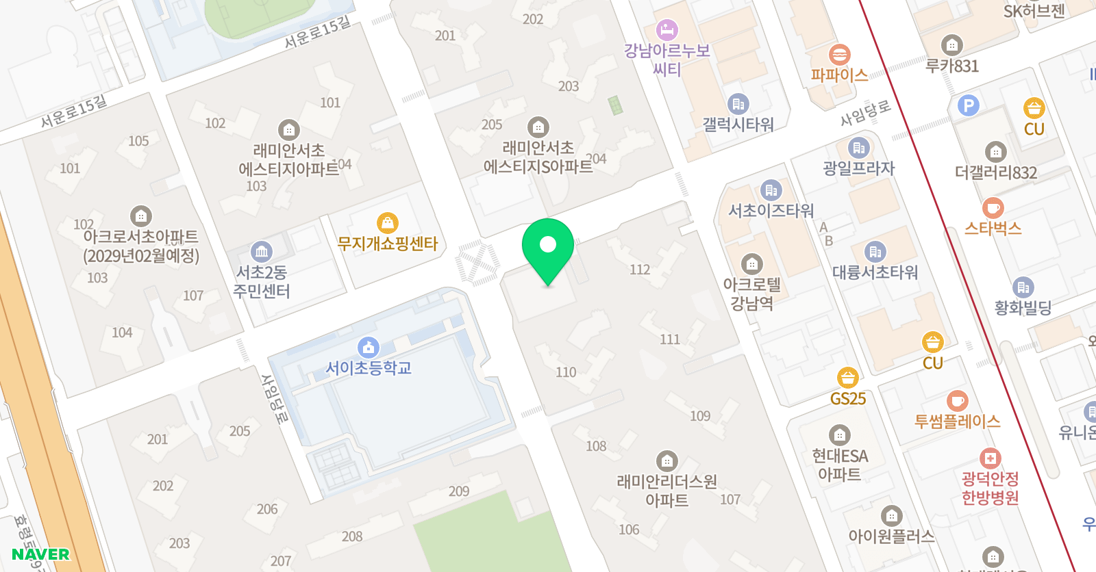 라곰플루트스튜디오 서초점 위치