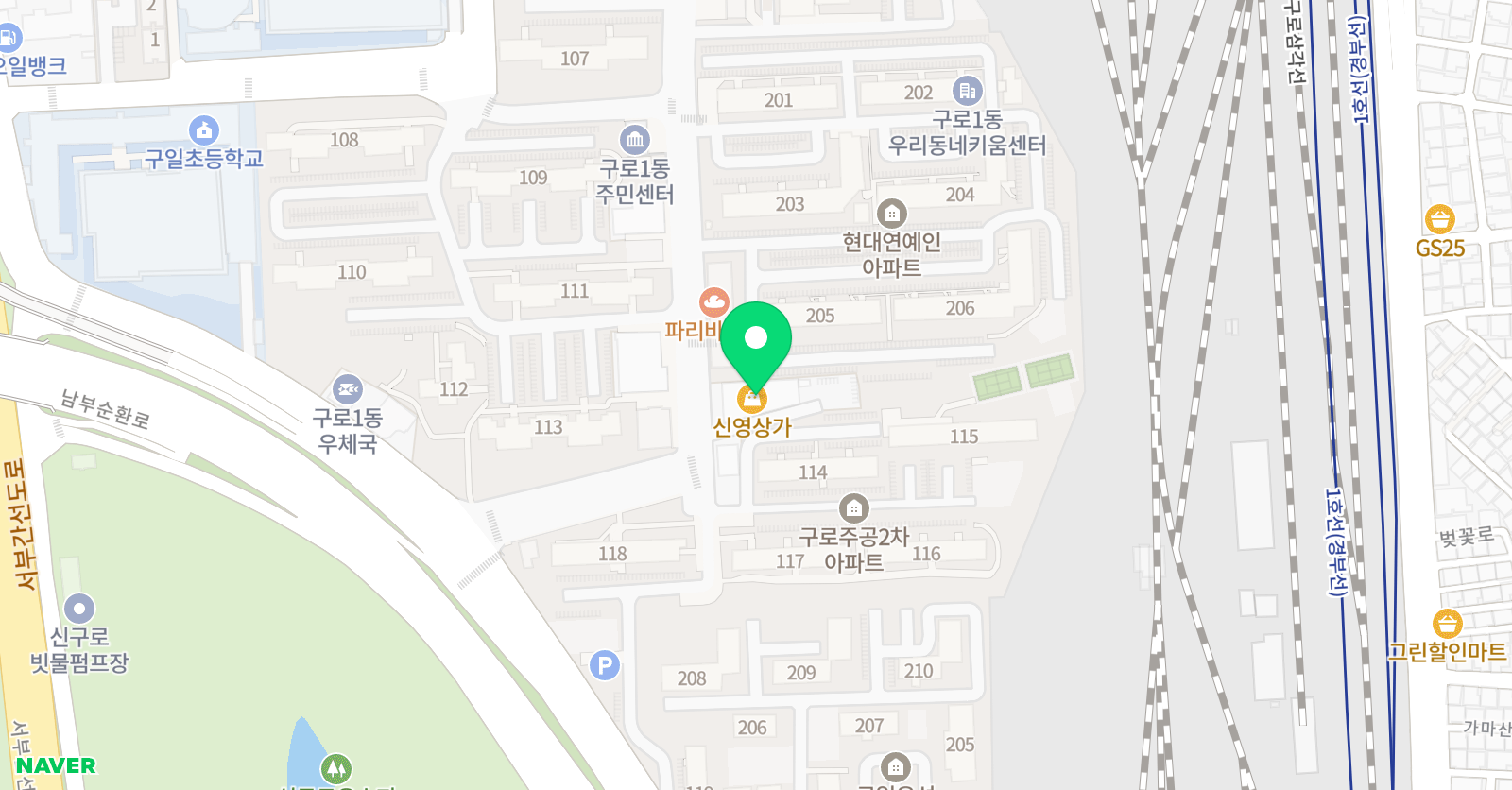 경희대솔잎 태권도 위치