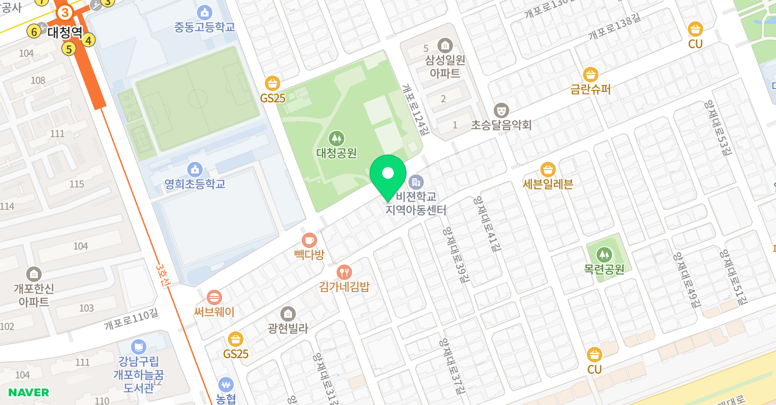 헥사곤 수학 위치