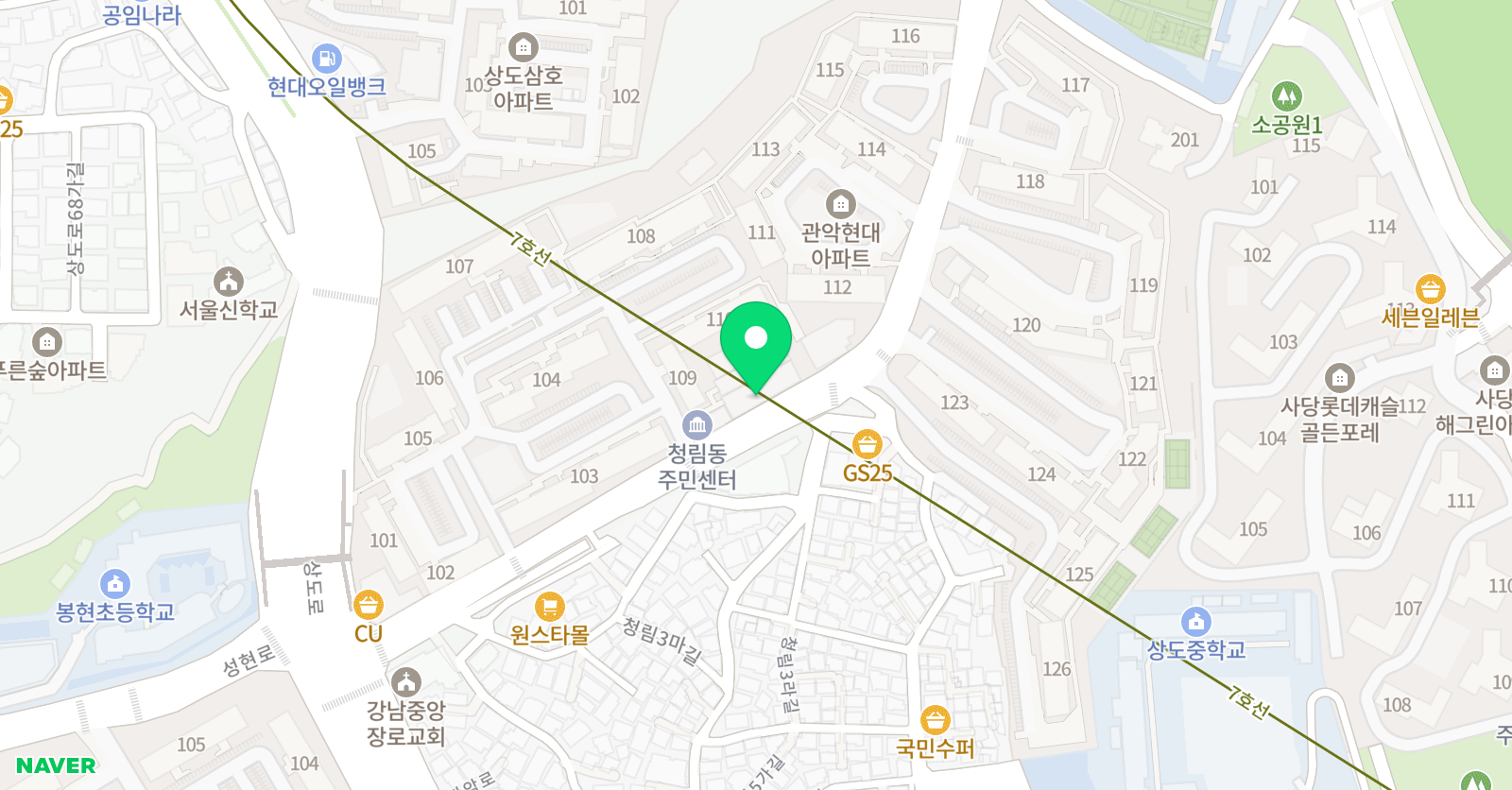 루트 수학학원 위치