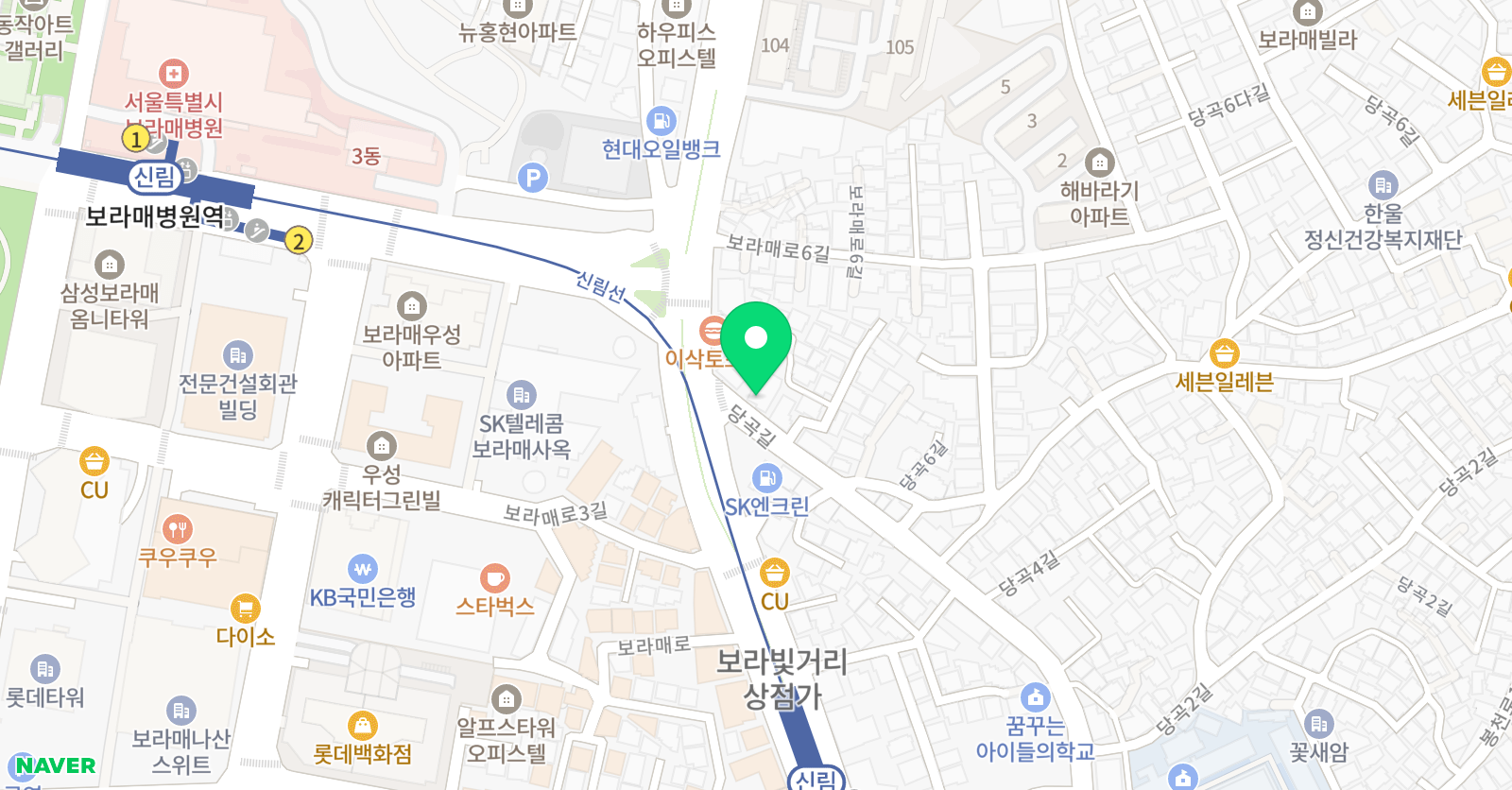 ROK 태권도외국인체육관 위치