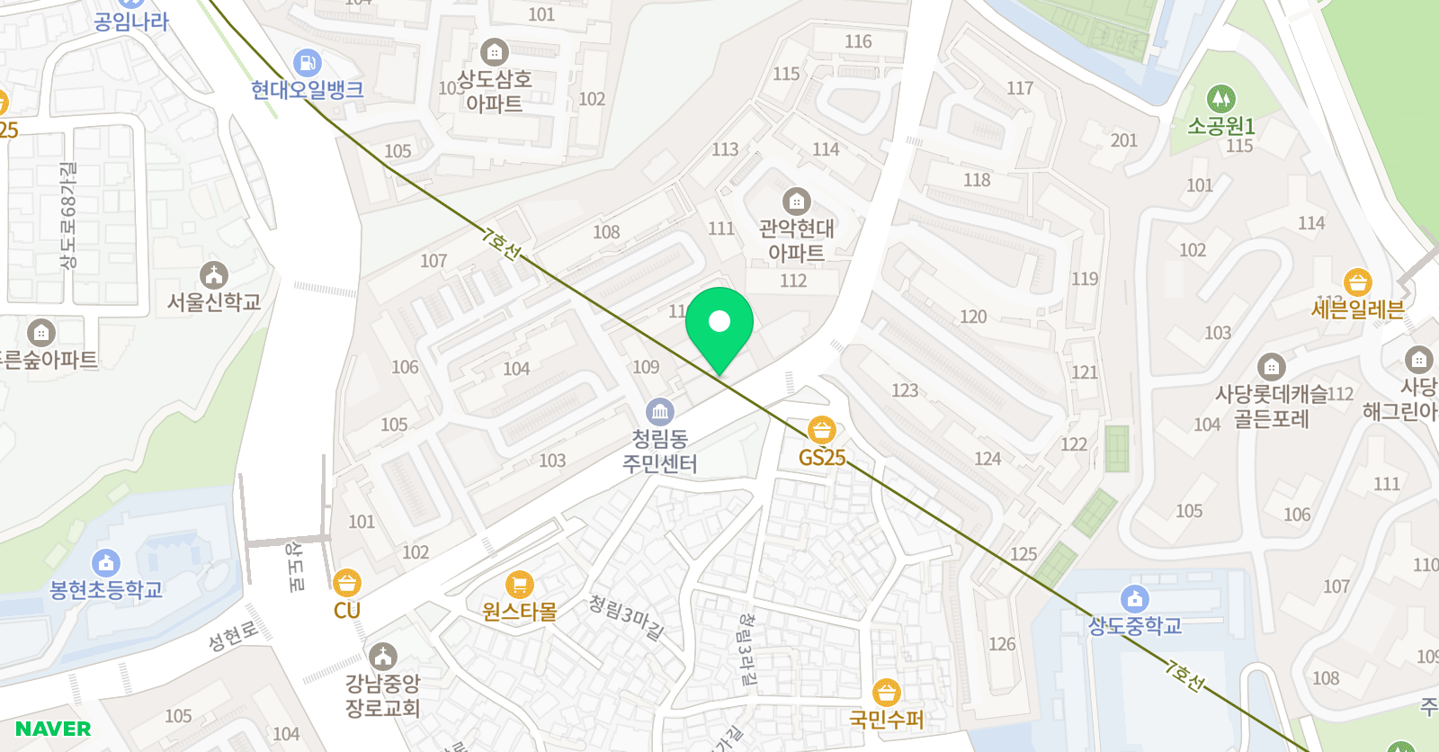 서울대 보습학원 위치