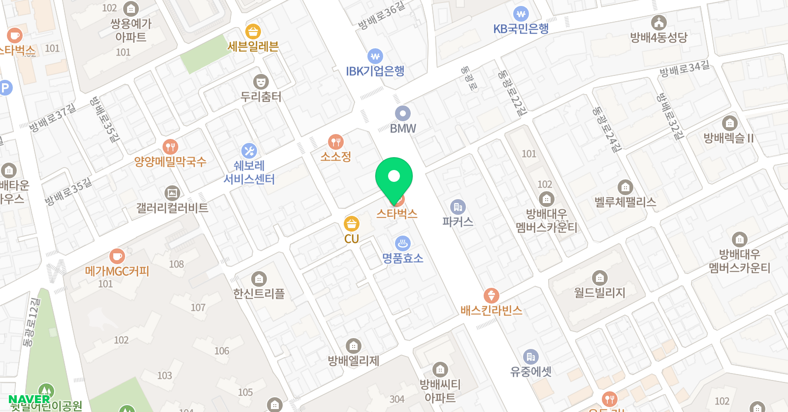 더원아카데미 어학원 위치
