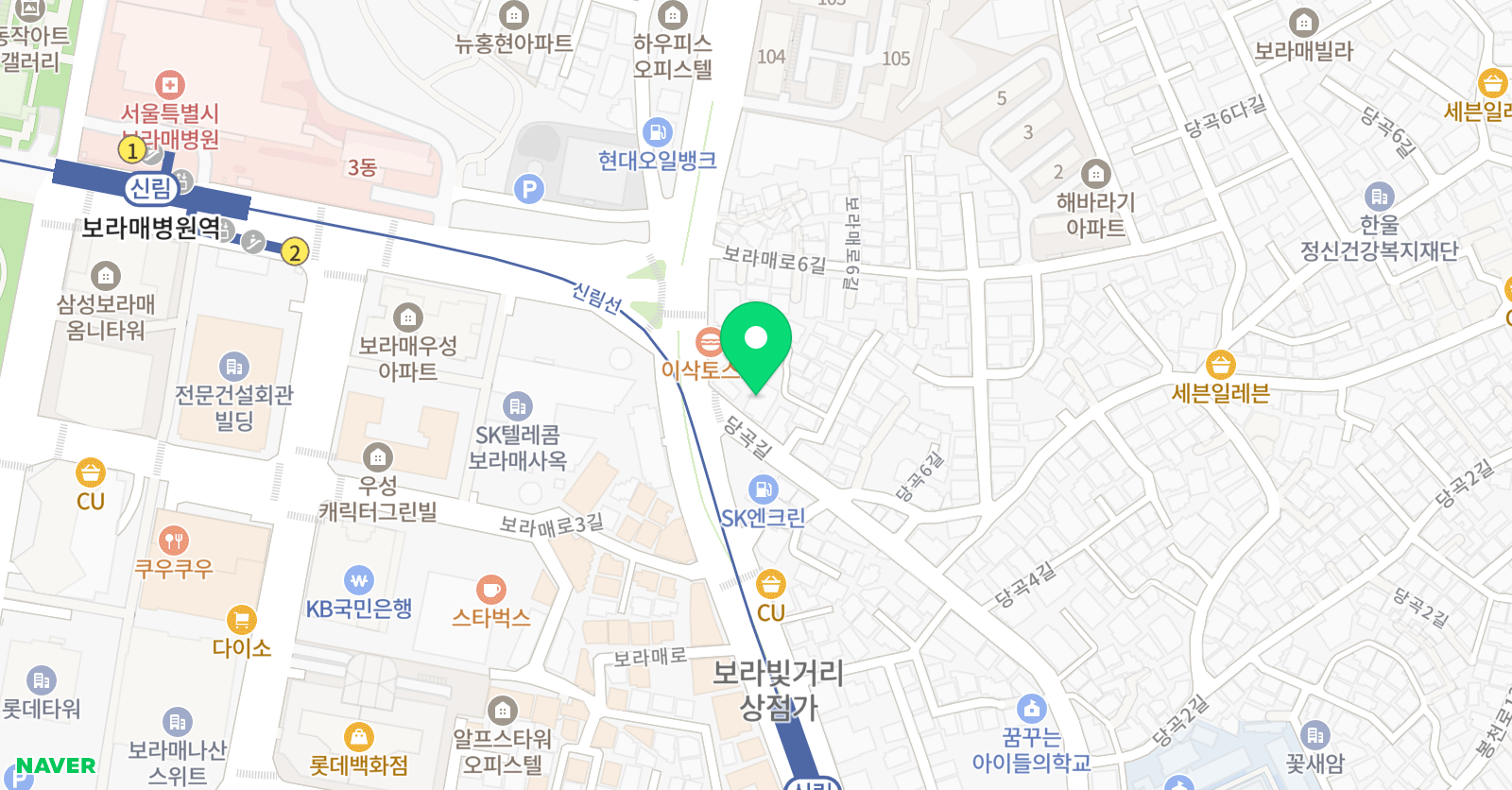 주한외국인 체육관 위치