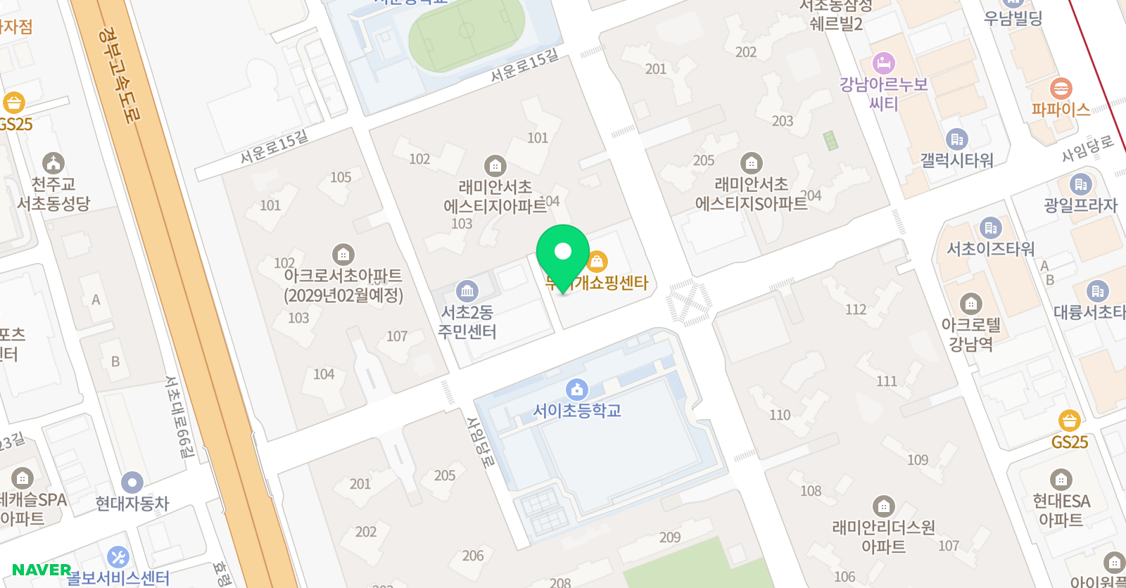 엘리트 학원 위치