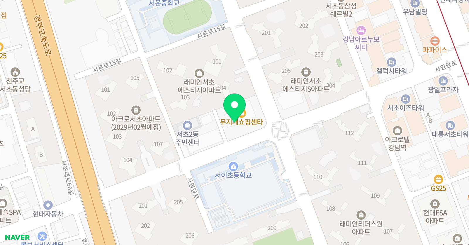 상운 학원 위치