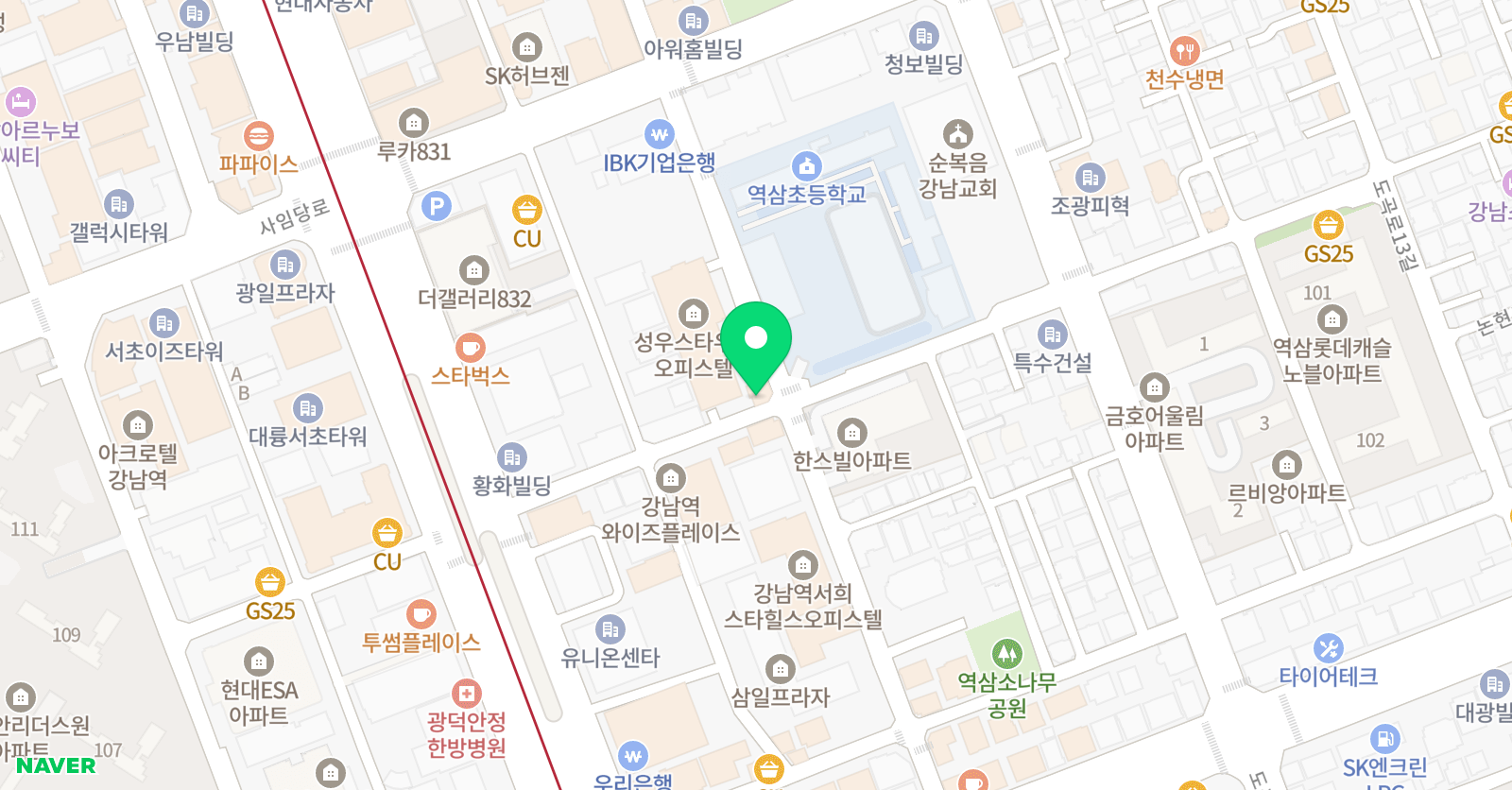 역삼 피아노 위치