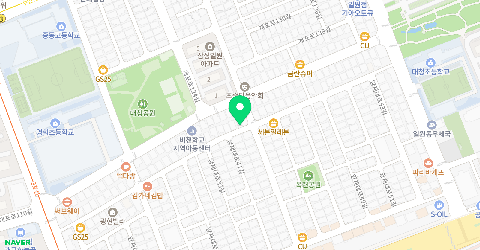 강남 수학원 위치