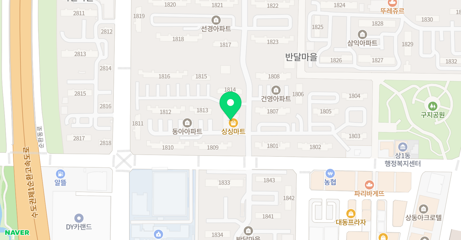 예일피아노 음악교습소 위치