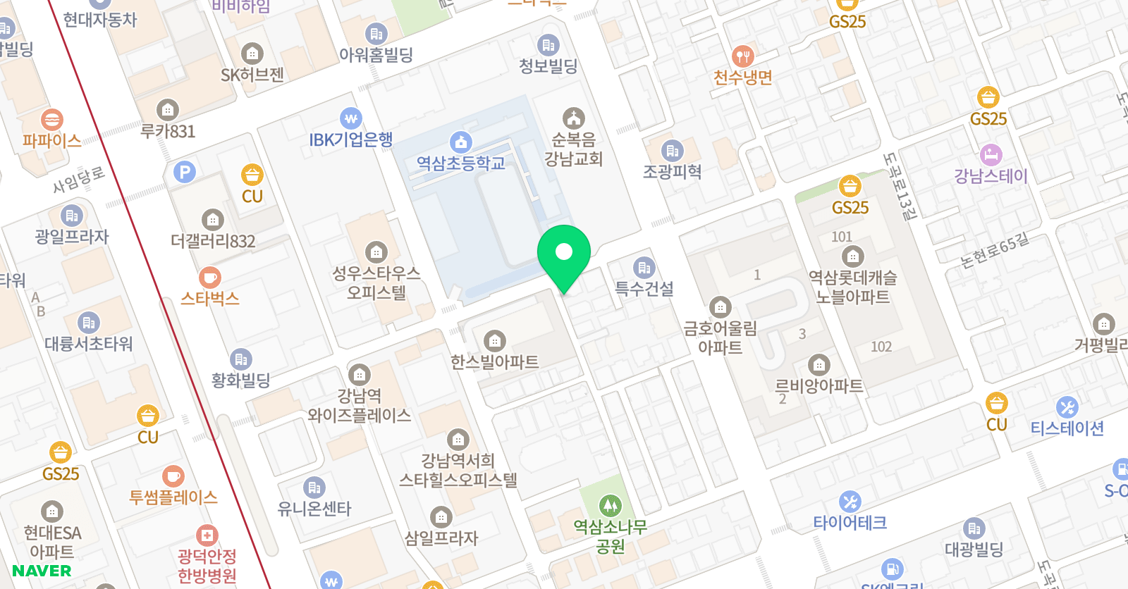 메릭스 수학영어 위치