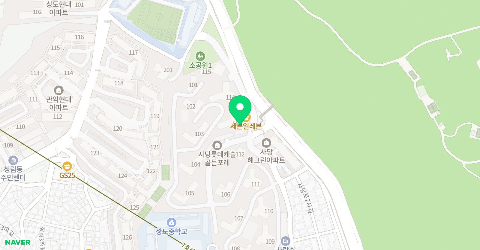 링키 영어 사당골든포레점 위치