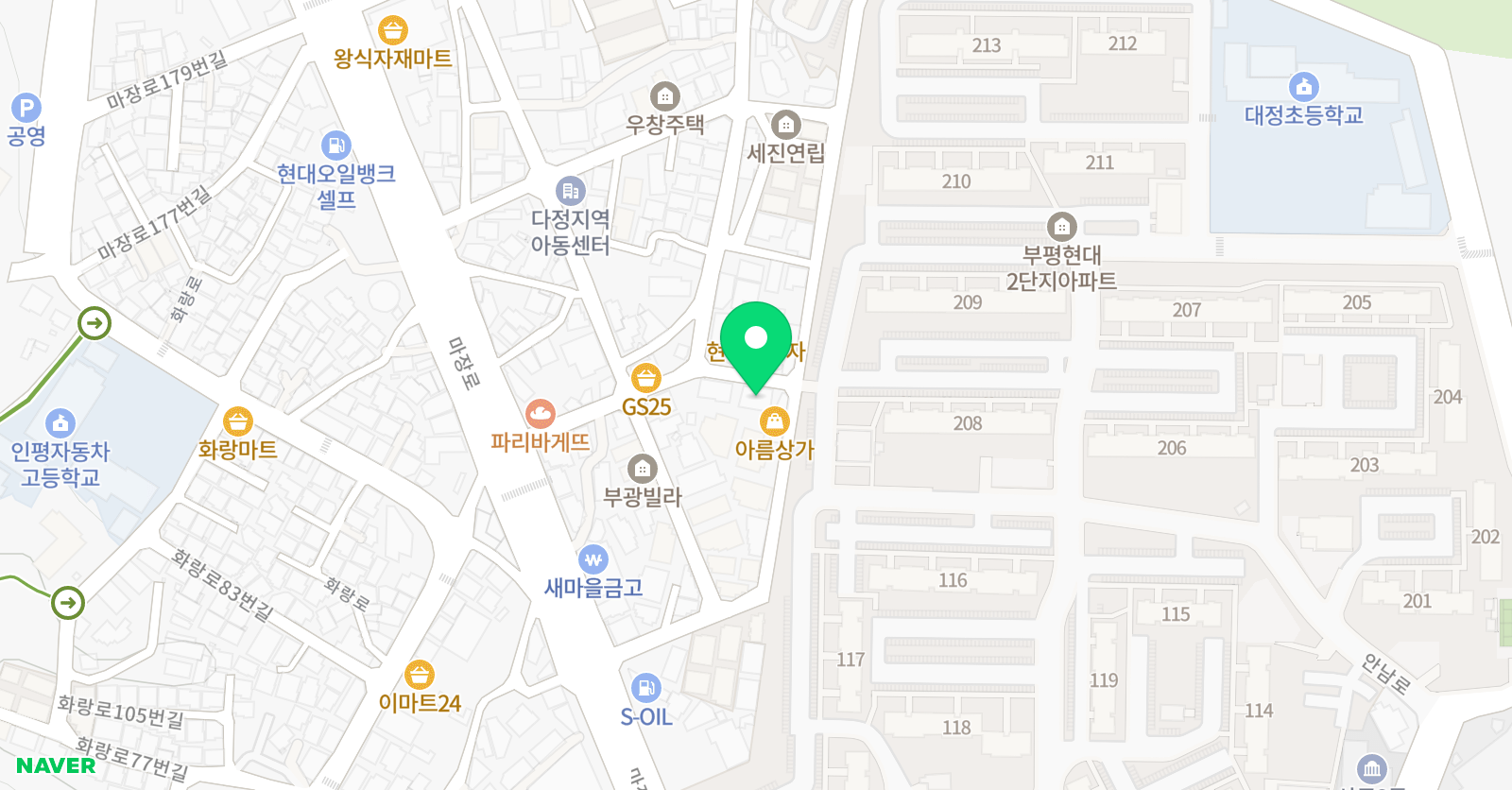 삼성 영어 제니학원 위치