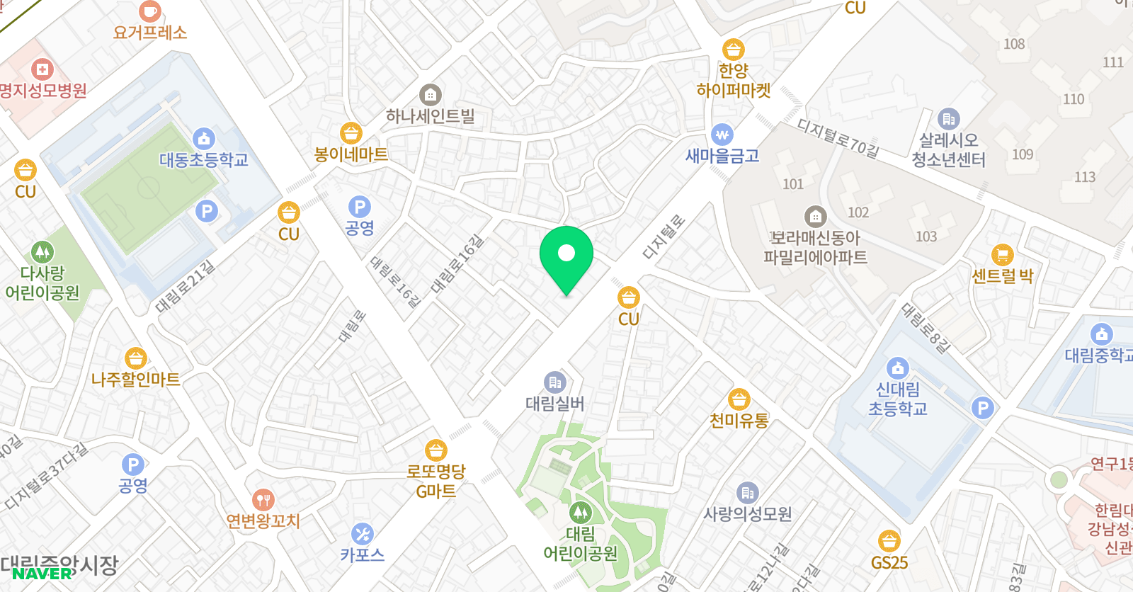 포스 축구아카데미 위치