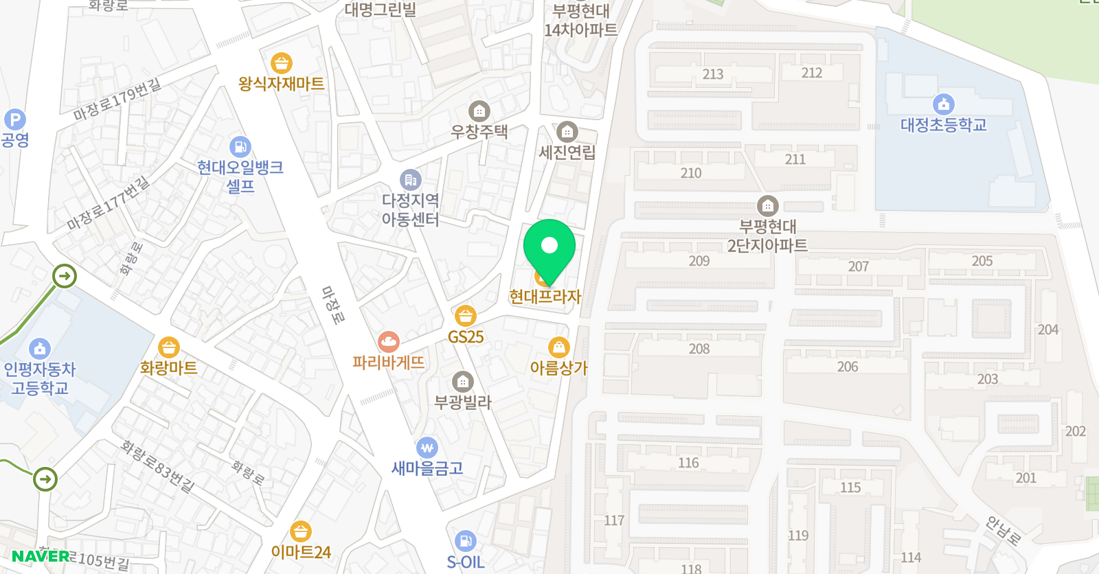 마음팔레트 미술교습소 위치