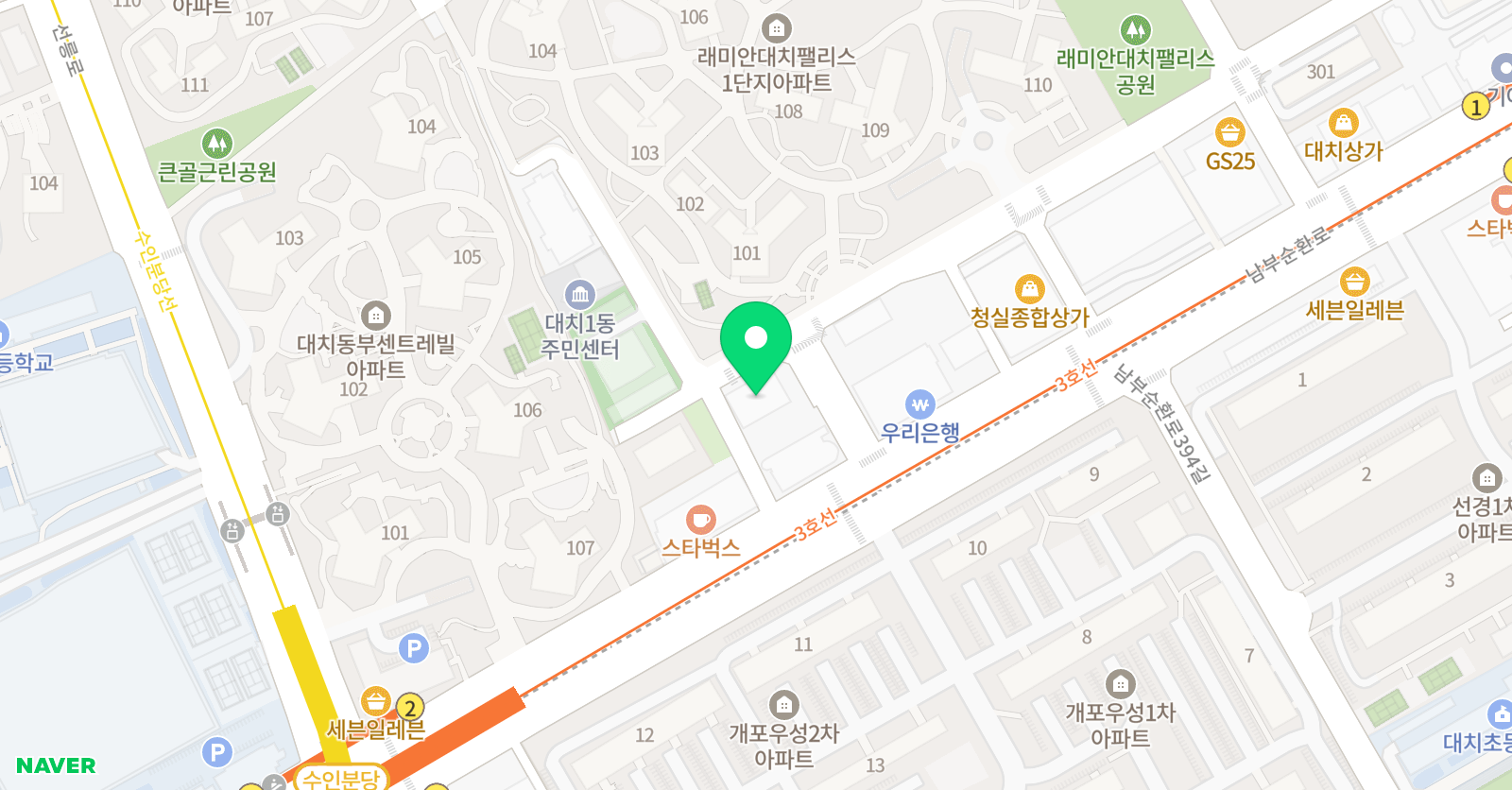 삼보 어학원 위치