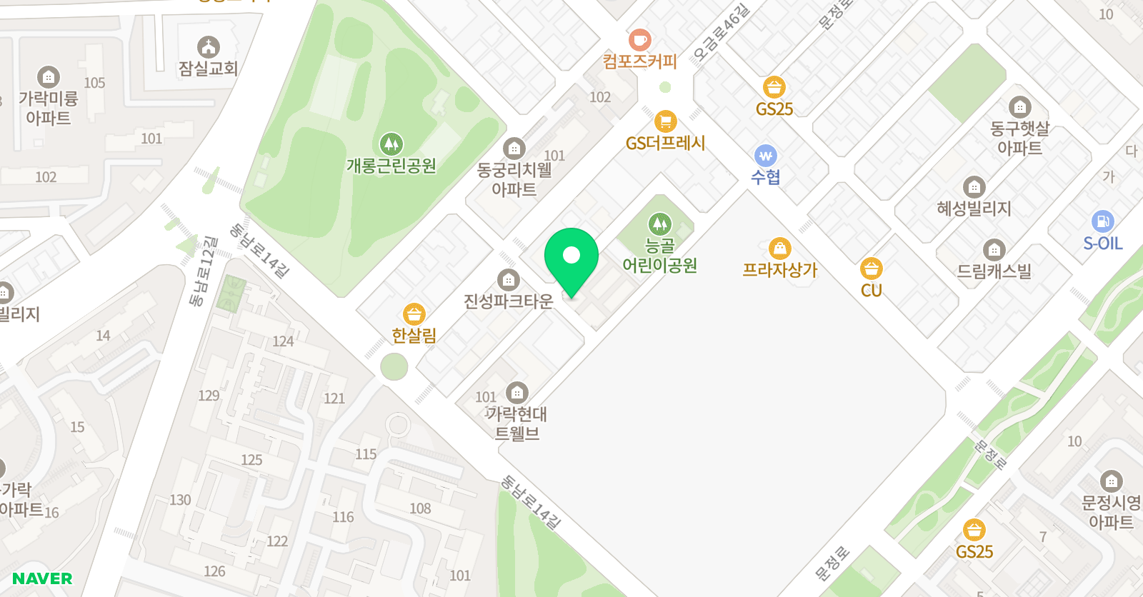 ICDI 어린이야구영어교실 위치
