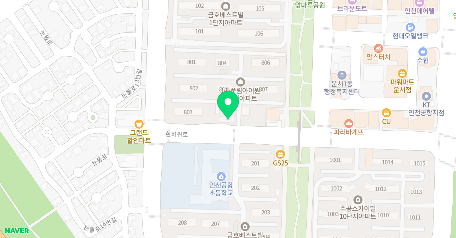 매쓰몽플러스 운서 창의수학교습소 위치