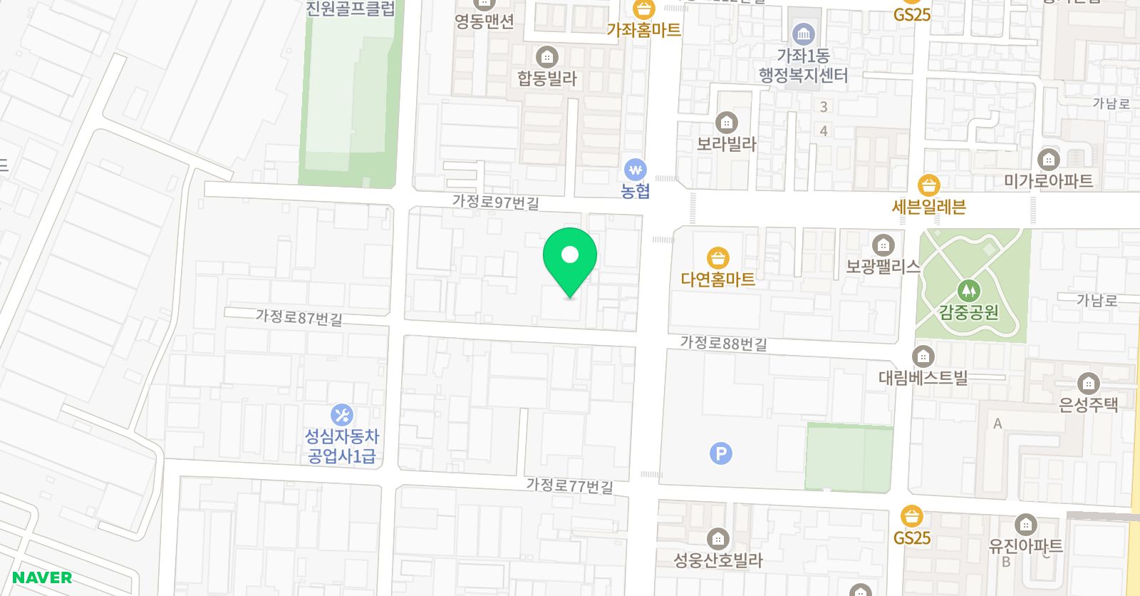 풋볼파크 축구센터 위치