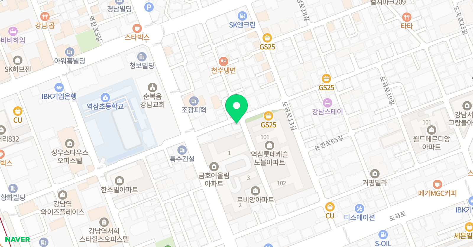 아르떼 음악학원 위치
