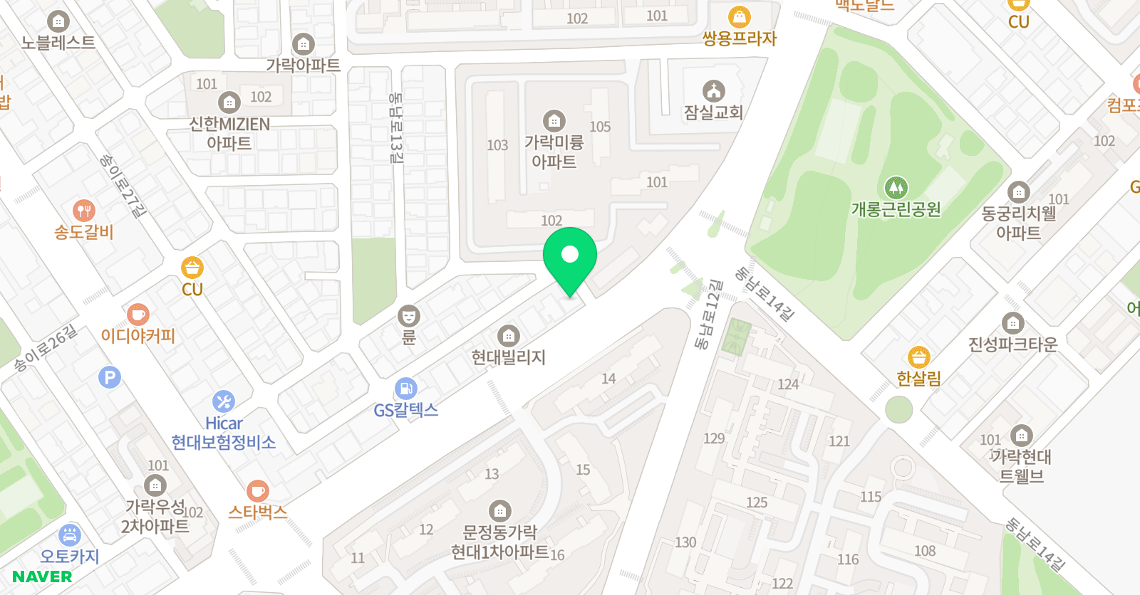 문정파워댄스 위치