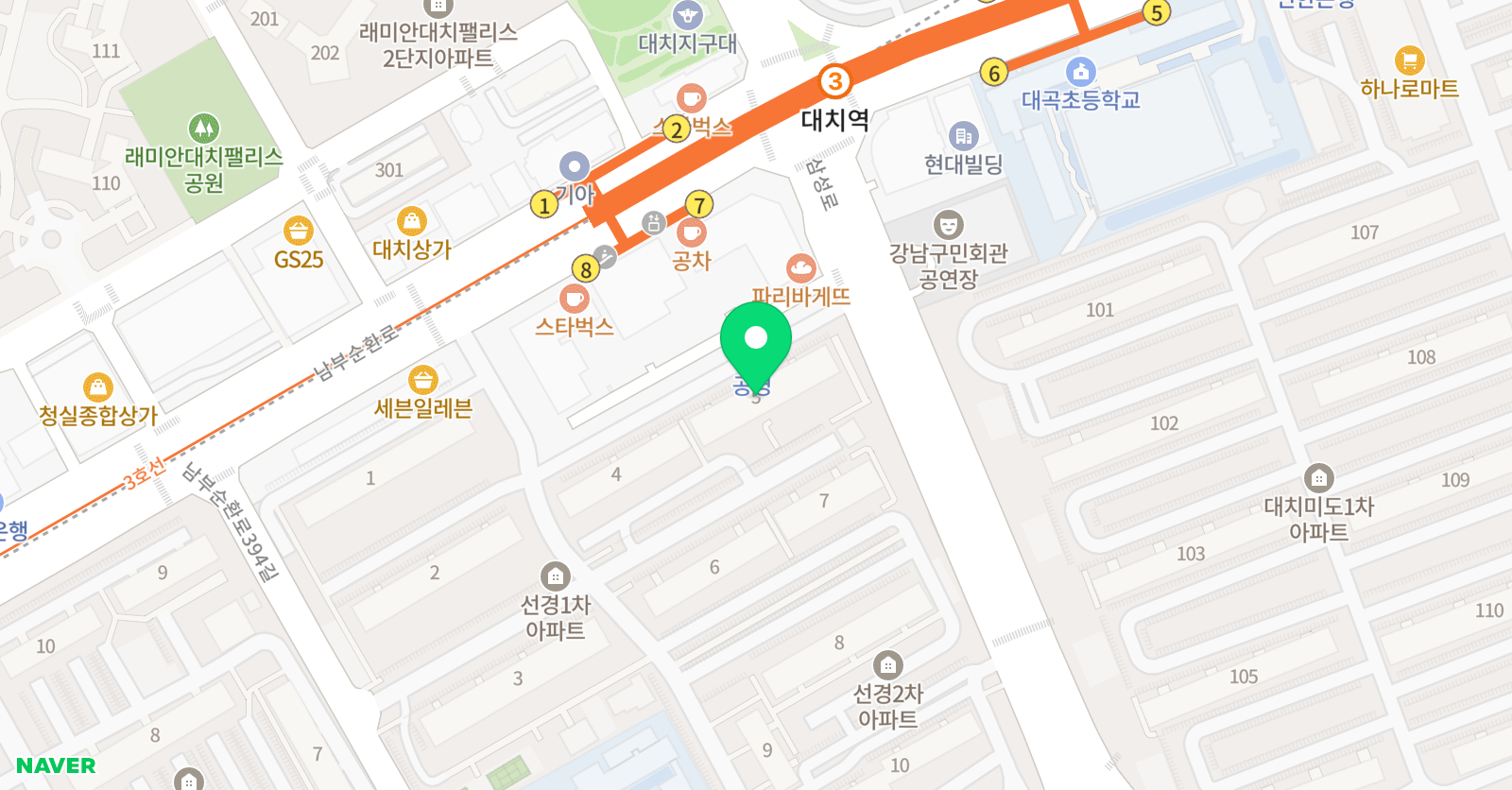 리틀뮤즈 음악학원 위치