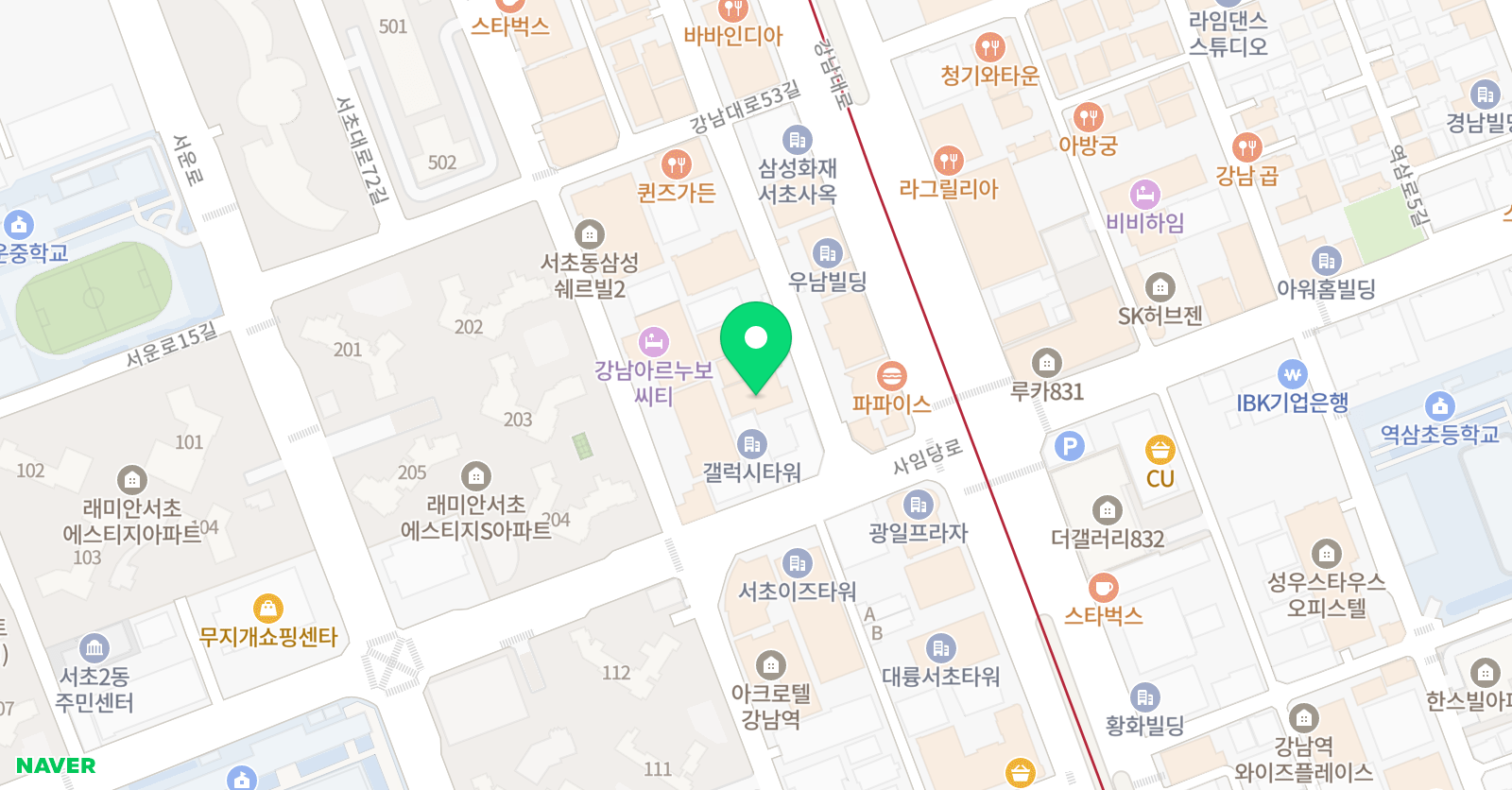 퍼스트클래스독학관학원 위치