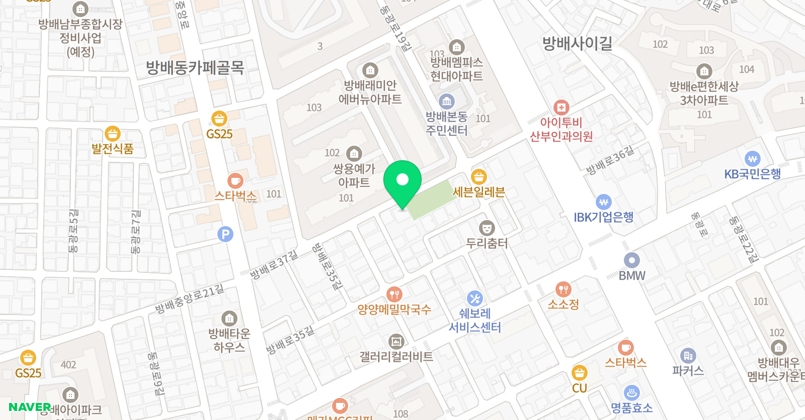M&S 수학 위치